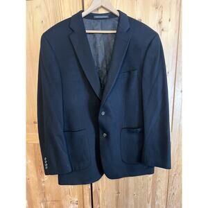 S Cohen 100% Cashmere Black Blazer Prestige Size 48